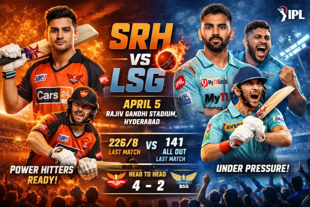 Sunrisers Hyderabad vs Lucknow Super Giants